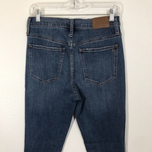 Madewell 10" High Rise Skinny Women's Size 27 Blue Denim Medium Wash Jeans - Picture 5 of 10
